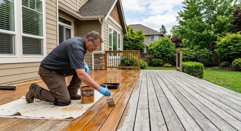 Concrete Deck Sealing in Redmond, WA