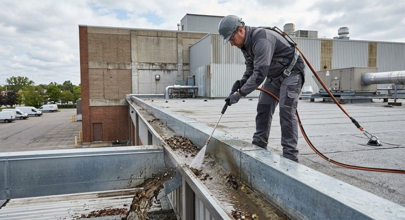 Business Gutter Cleaning in Sacramento, CA