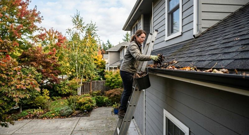 Clogged Gutter Clearing in Fredericksburg, VA