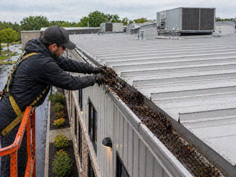 Commercial Downspout Cleaning in Denver County, CO