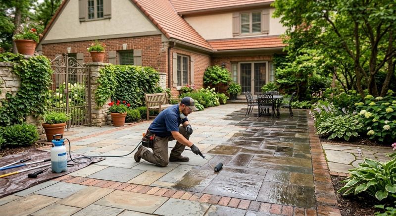 Concrete Walkway Sealing in Tacoma, WA