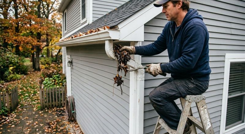 Downspout Blockage Removal in Frederick, MD