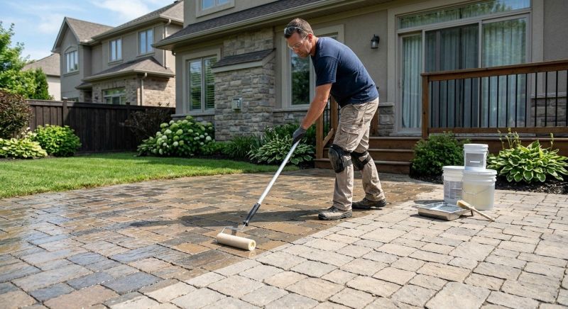 Flagstone Sealing in Kansas City, KS