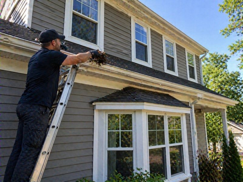 Gutter Downspout Unclogging in Morris County, NJ
