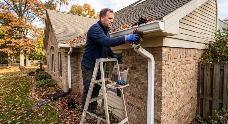Gutter Downspout Unclogging in Longmont, CO