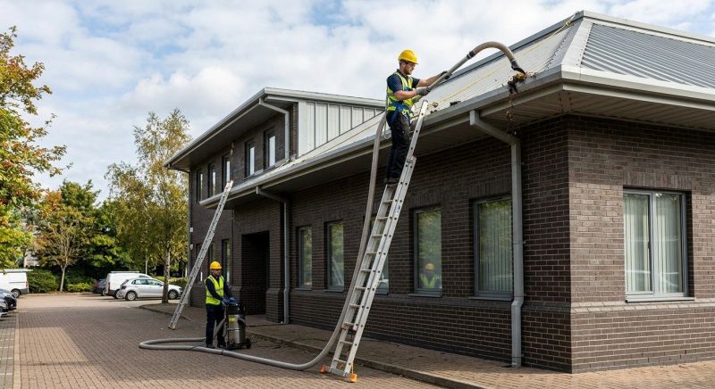 Industrial Gutter Cleaning in Sacramento, CA