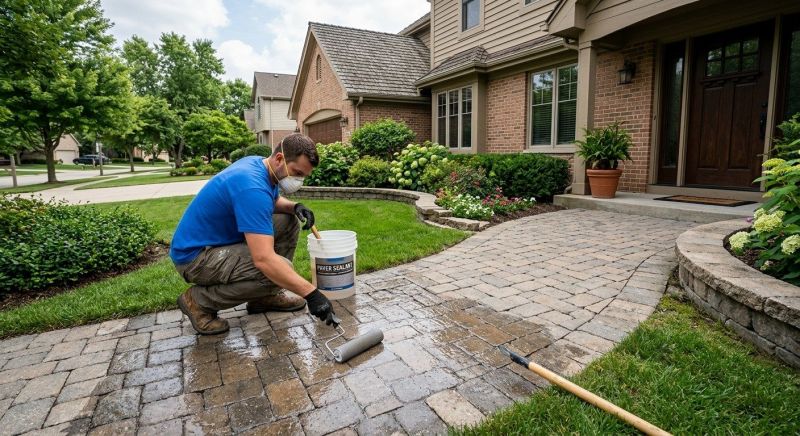 Paver Driveway Sealing in Kitsap County, WA