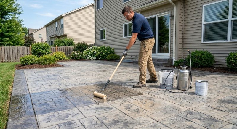 Pool Patio Sealing in Bellevue, WA